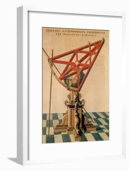 Tycho Brahe's Astronomical Sextant-Science Source-Framed Giclee Print