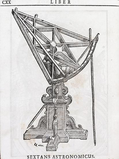 Tycho Brahe S Astronomical Sextant Giclee Print