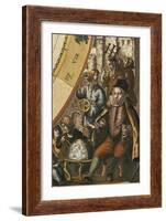 Tycho Brahe's Planisphere-Andreas Cellarius-Framed Art Print