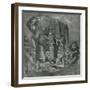 Tycho Brahe Sails Away from His Island in the Darkness of Night-null-Framed Giclee Print