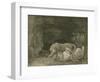 Tygers at Play, Engraved by the Artist, Pub. 1789-George Stubbs-Framed Giclee Print