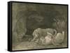 Tygers at Play, Engraved by the Artist, Pub. 1789-George Stubbs-Framed Stretched Canvas