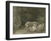 Tygers at Play, Engraved by the Artist, Pub. 1789-George Stubbs-Framed Giclee Print