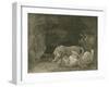 Tygers at Play, Engraved by the Artist, Pub. 1789-George Stubbs-Framed Giclee Print