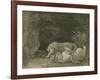 Tygers at Play, Engraved by the Artist, Pub. 1789-George Stubbs-Framed Giclee Print