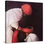 Tying a Turban, 2010-Lincoln Seligman-Stretched Canvas