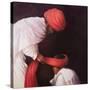 Tying a Turban, 2010-Lincoln Seligman-Stretched Canvas