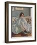 Tying Her Shoe, c1900-Walter Westley Russell-Framed Giclee Print