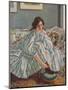 Tying Her Shoe, c1900-Walter Westley Russell-Mounted Giclee Print