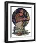 "Tying on a Fly,"May 25, 1929-J.F. Kernan-Framed Premium Giclee Print