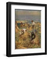 'Tying the Sheaves', 1902, (1923)-George Clausen-Framed Giclee Print