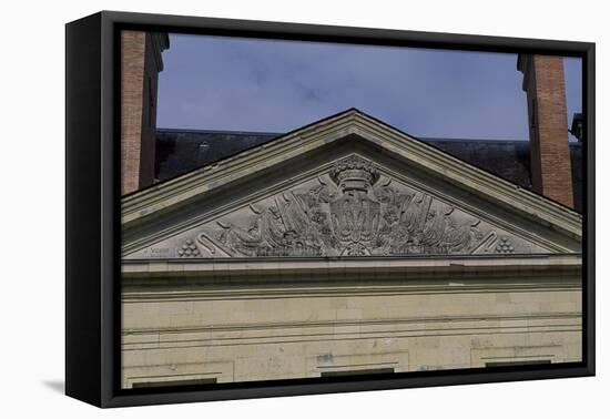 Tympanum of Facade of Chateau De Montgeoffroy, 1772-1776-Jean Benoit Vincent Barre-Framed Stretched Canvas