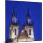 Tyn Cathedral at Night-Tosh-Mounted Art Print