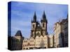 Tyn Church, Prague, Czech Republic-Jonathan Hodson-Stretched Canvas