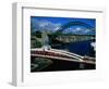 Tyne and Swing Bridges, Newcastle-Upon-Tyne, United Kingdom-Neil Setchfield-Framed Photographic Print