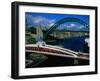 Tyne and Swing Bridges, Newcastle-Upon-Tyne, United Kingdom-Neil Setchfield-Framed Photographic Print