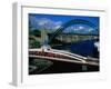 Tyne and Swing Bridges, Newcastle-Upon-Tyne, United Kingdom-Neil Setchfield-Framed Photographic Print