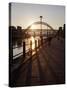 Tyne Bridge at Sunset, Spanning the River Tyne Between Newcastle and Gateshead, Tyne and Wear, Engl-Mark Sunderland-Stretched Canvas