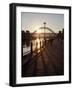 Tyne Bridge at Sunset, Spanning the River Tyne Between Newcastle and Gateshead, Tyne and Wear, Engl-Mark Sunderland-Framed Photographic Print
