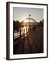 Tyne Bridge at Sunset, Spanning the River Tyne Between Newcastle and Gateshead, Tyne and Wear, Engl-Mark Sunderland-Framed Photographic Print