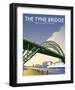 Tyne Bridge - Dave Thompson Contemporary Travel Print-Dave Thompson-Framed Art Print