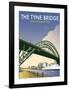 Tyne Bridge - Dave Thompson Contemporary Travel Print-Dave Thompson-Framed Giclee Print