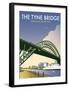 Tyne Bridge - Dave Thompson Contemporary Travel Print-Dave Thompson-Framed Giclee Print