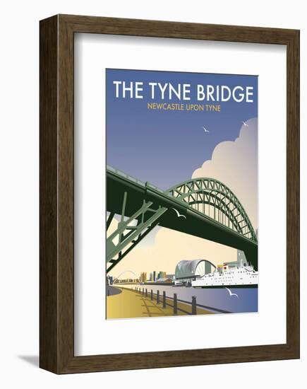 Tyne Bridge - Dave Thompson Contemporary Travel Print-Dave Thompson-Framed Giclee Print