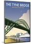 Tyne Bridge - Dave Thompson Contemporary Travel Print-Dave Thompson-Mounted Giclee Print