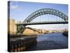 Tyne Bridge from the Swing Bridge, Newcastle Upon Tyne, Tyne and Wear, England, United Kingdom, Eur-Mark Sunderland-Stretched Canvas