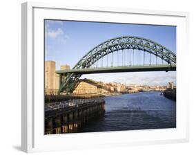 Tyne Bridge from the Swing Bridge, Newcastle Upon Tyne, Tyne and Wear, England, United Kingdom, Eur-Mark Sunderland-Framed Photographic Print
