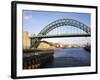 Tyne Bridge from the Swing Bridge, Newcastle Upon Tyne, Tyne and Wear, England, United Kingdom, Eur-Mark Sunderland-Framed Photographic Print