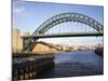 Tyne Bridge from the Swing Bridge, Newcastle Upon Tyne, Tyne and Wear, England, United Kingdom, Eur-Mark Sunderland-Mounted Photographic Print