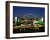 Tyne Bridge Illuminated at Night, Tyne and Wear, England, United Kingdom, Europe-null-Framed Photographic Print