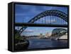 Tyne Bridge, Newcastle Upon Tyne, Tyne and Wear, England, United Kingdom-James Emmerson-Framed Stretched Canvas