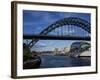 Tyne Bridge, Newcastle Upon Tyne, Tyne and Wear, England, United Kingdom-James Emmerson-Framed Photographic Print