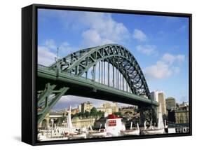 Tyne Bridge, Newcastle Upon Tyne, Tyne and Wear, England, United Kingdom-James Emmerson-Framed Stretched Canvas