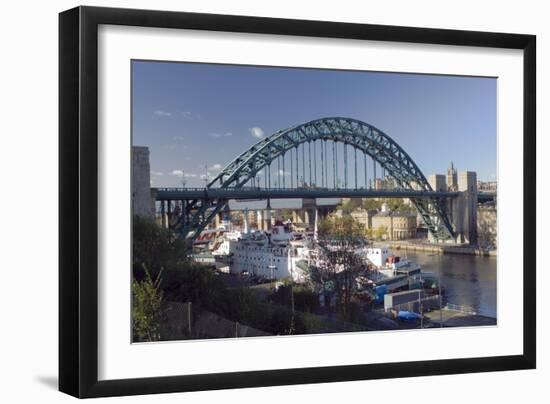 Tyne Bridge, Newcastle Upon Tyne, Tyneside, England, United Kingdom-James Emmerson-Framed Photographic Print