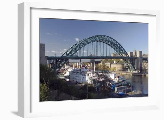 Tyne Bridge, Newcastle Upon Tyne, Tyneside, England, United Kingdom-James Emmerson-Framed Photographic Print