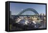 Tyne Bridge, Newcastle Upon Tyne, Tyneside, England, United Kingdom-James Emmerson-Framed Stretched Canvas