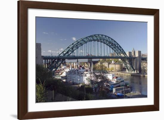 Tyne Bridge, Newcastle Upon Tyne, Tyneside, England, United Kingdom-James Emmerson-Framed Photographic Print