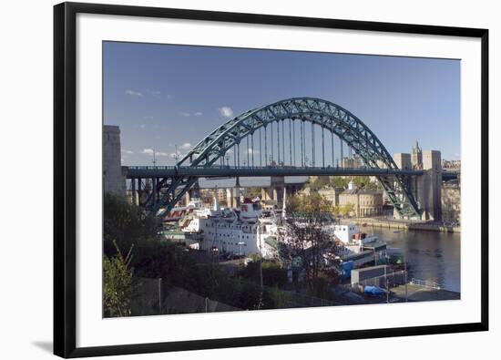 Tyne Bridge, Newcastle Upon Tyne, Tyneside, England, United Kingdom-James Emmerson-Framed Photographic Print