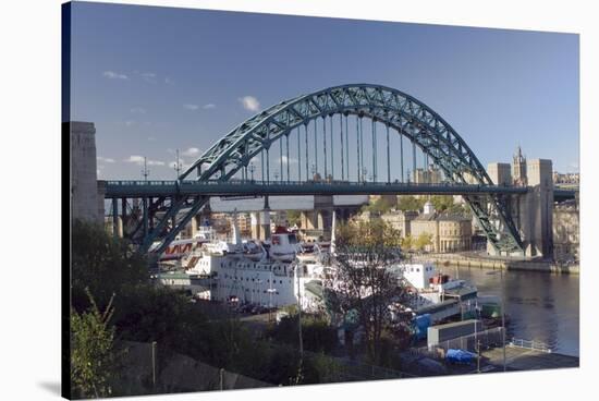 Tyne Bridge, Newcastle Upon Tyne, Tyneside, England, United Kingdom-James Emmerson-Stretched Canvas