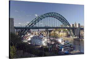 Tyne Bridge, Newcastle Upon Tyne, Tyneside, England, United Kingdom-James Emmerson-Stretched Canvas