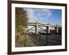 Tyne Bridges and Quayside, Newcastle Upon Tyne, Tyne and Wear, England, United Kingdom, Europe-Mark Sunderland-Framed Photographic Print