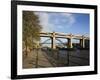 Tyne Bridges and Quayside, Newcastle Upon Tyne, Tyne and Wear, England, United Kingdom, Europe-Mark Sunderland-Framed Photographic Print