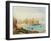 Tynemouth from Prior's Haven as it Appeared in 1849 (Bodycolour, Pencil and W/C on Paper)-John Storey-Framed Giclee Print