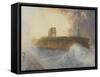 Tynemouth Pier: North-East Wind, 1866 (W/C)-Alfred William Hunt-Framed Stretched Canvas