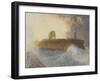 Tynemouth Pier: North-East Wind, 1866 (W/C)-Alfred William Hunt-Framed Giclee Print