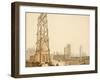 Tynemouth Priory and Lighthouse from the Collingwood Memorial, 1845-null-Framed Giclee Print